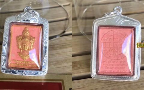 爱侣湾四面佛佛牌粉刷金版