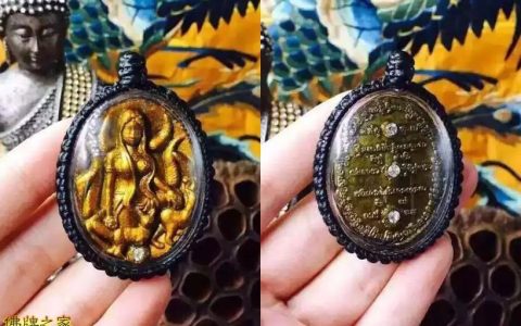 阿赞摩纳九尾狐仙佛牌,95岁高僧