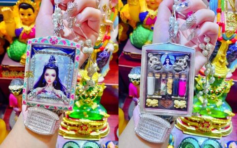 泰国阿赞公超大模兰布温佛牌