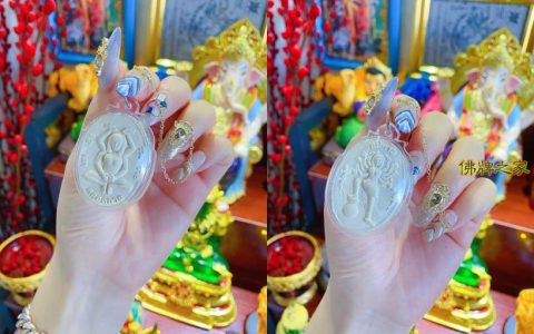 泰国古巴堪斌依霸背面爱神佛牌