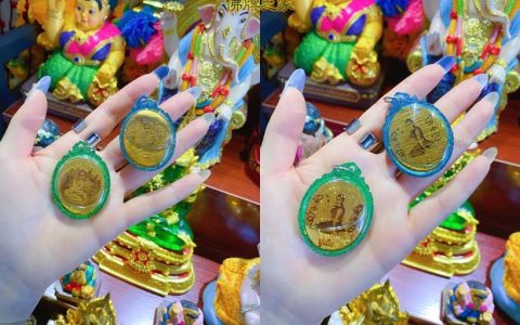 古巴堪斌招财女神九尾狐仙佛牌