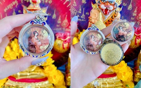 龙婆珀人缘女神拉穆九尾狐仙天神佛牌