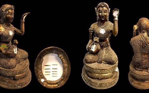 泰国龙婆本庙 招财女神佛牌