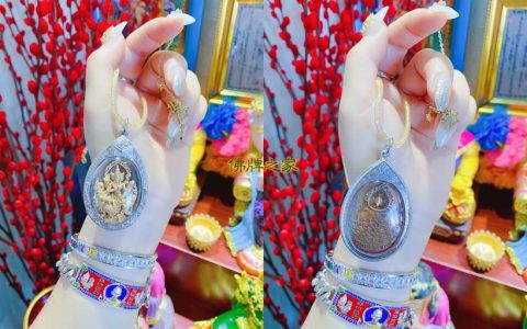 泰国龙婆禅南四面佛牌神骑凤凰