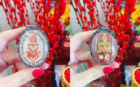 鲁士坤皮桃花坤平佛牌